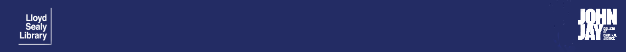 John Jay Library and College logos in a header
